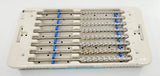 Stryker 6278-9-910 Restoration Modular Conical Reamer Tray Complete Set Stryker