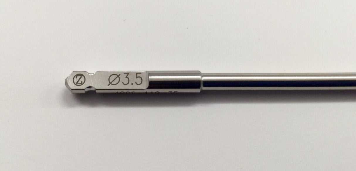 Zimmer 4806-110-35 3.5mm Quick-Connect Drill Bit Orthopedic 4-3/4"