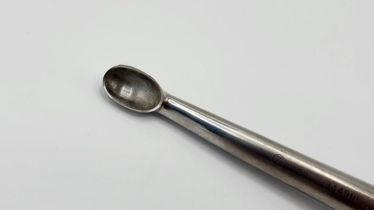 Zimmer 3680 Burn Bone Curette Size 5 Orthopedic 6-5/8"