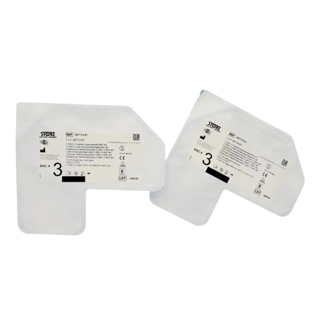 Karl Storz 051113-01 C-Mac S Video Laryngoscope Blade # 3 Lot of 2 Karl Storz