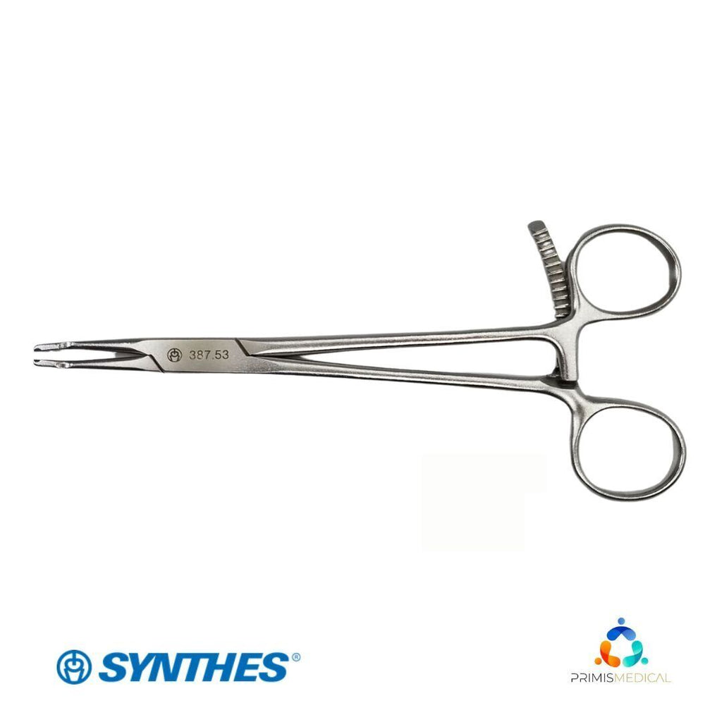 Synthes 387.53 Holding Forceps Orthopedic 7-1/4"