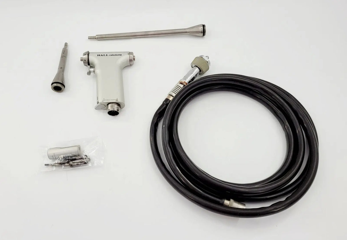 Zimmer Hall 5052-41 Cebotome 5052-10 Air Hose (3) Different Size Burs (3) Primis Medical
