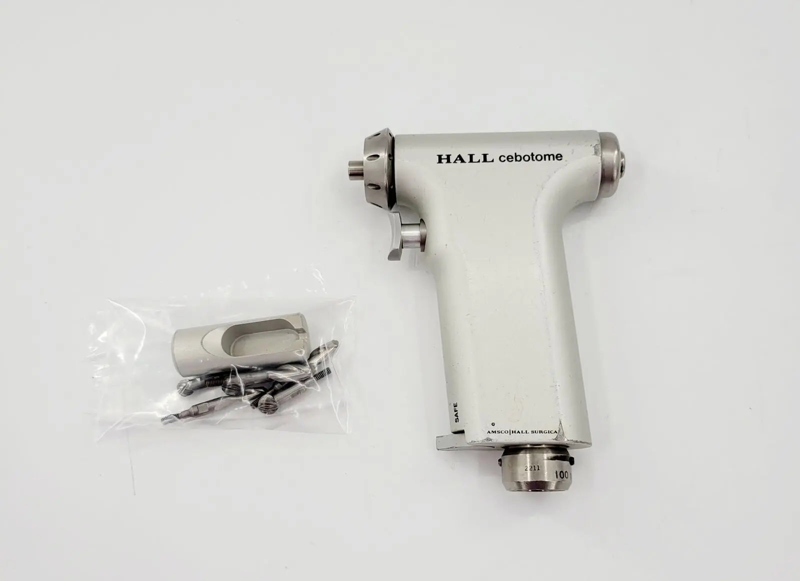 Zimmer Hall 5052-41 Cebotome Drill Handpiece w/ 5052-10 Pneumatic