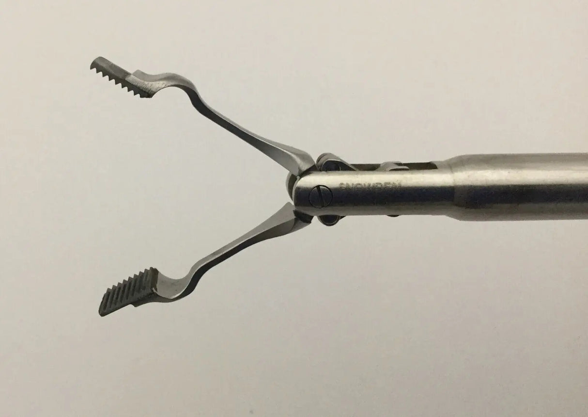 Snowden-Pencer 90-3020 Diamond Jaw Double-Action Paddle Babcock Grasper 18-1/4" Snowden-Pencer