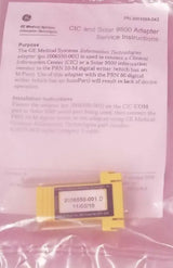 GE Medical 2006550-001 Rev D CIC & Solar 9500 Adapter GE