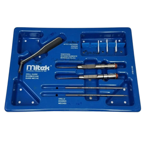 Mitek Mini Surgical Instrument Set Orthopedic 213072 / 211069 / 212123 Mitek