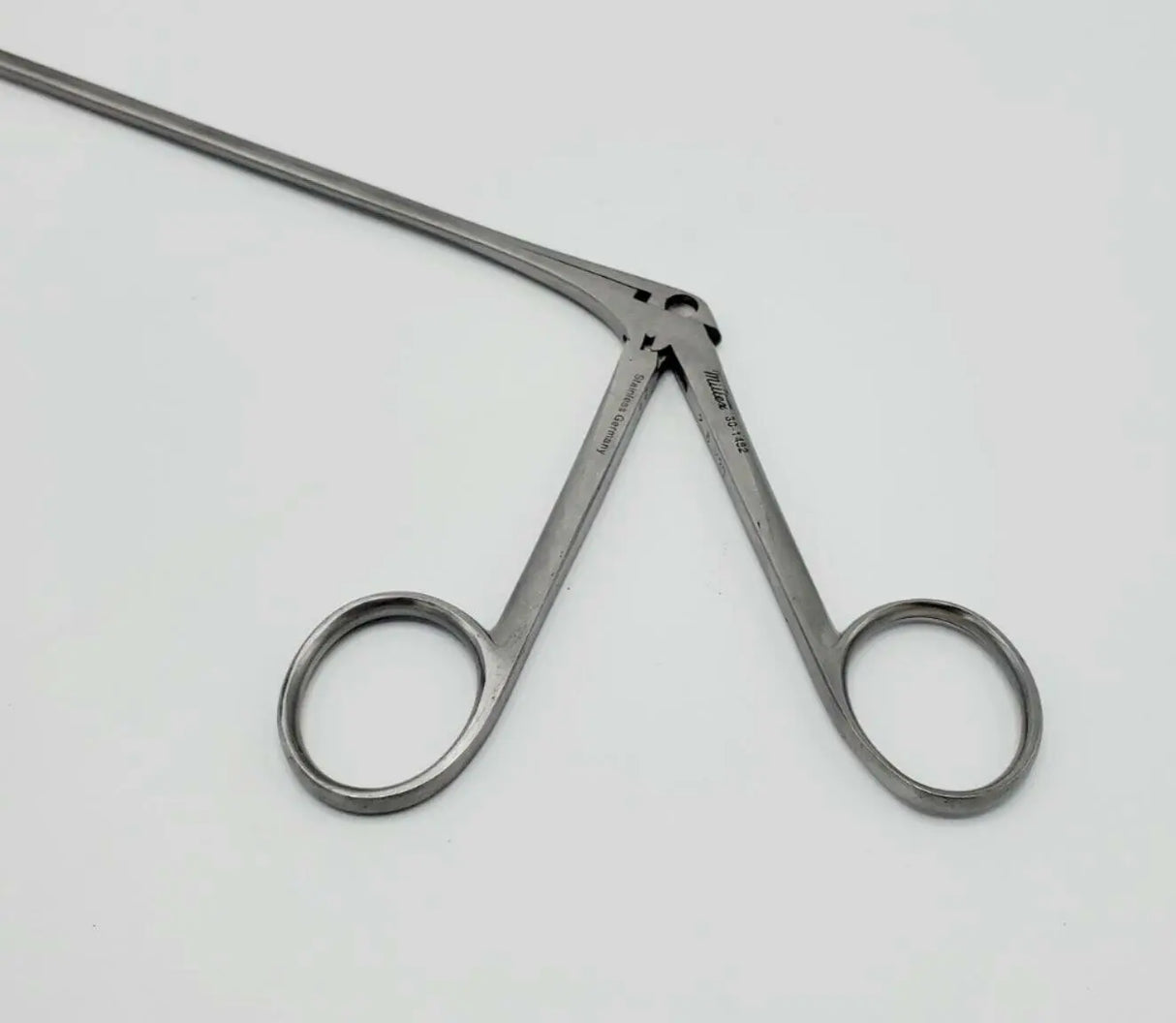 Integra Miltex 30-1482 Uterine Forceps Straight 3.5 x 8mm Rectangular Bite 11-3-4" Integra Miltex