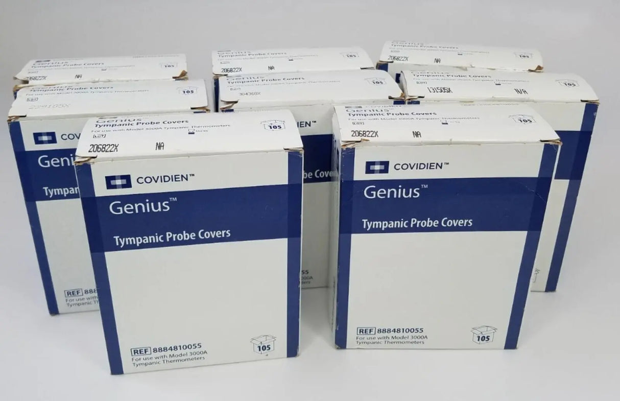 Covidien 8884810055 Genius Tympanic Probe Covers 105/bx Lot of 8 Covidien