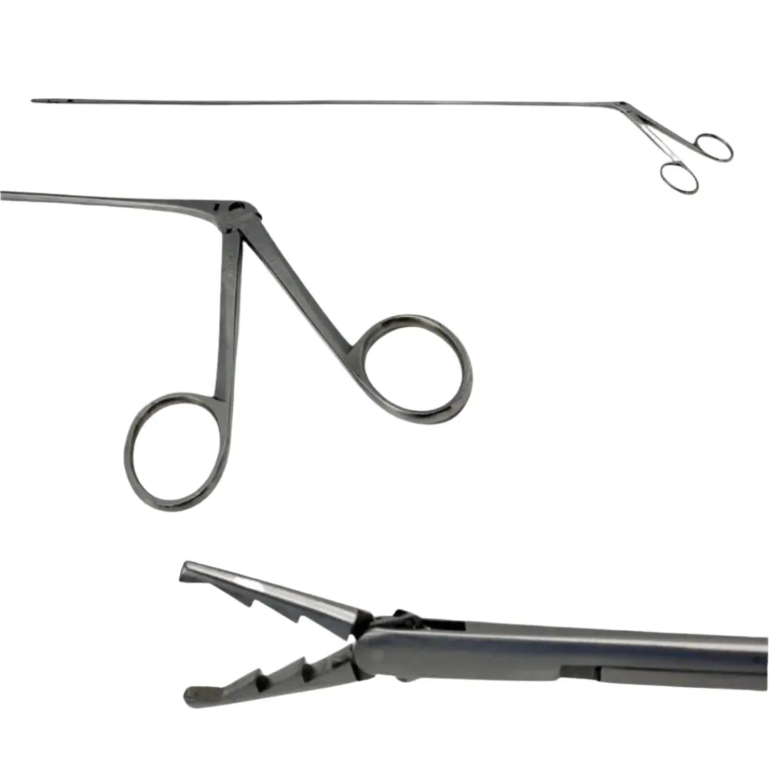V. Mueller BE-2471 Kahler Bronchial Grasping Forceps 2mm ENT Alligator Style V. Mueller