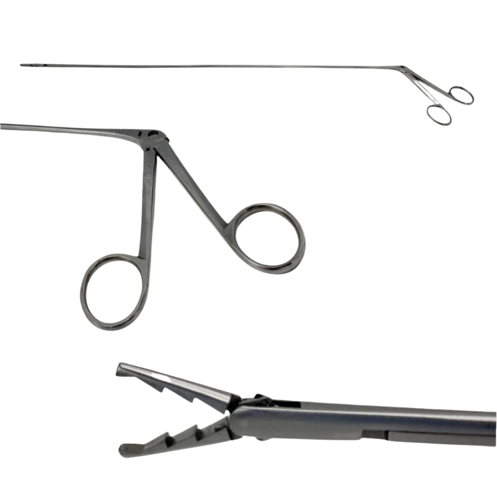 V. Mueller BE-2471 Kahler Bronchial Grasping Forceps 2mm ENT Alligator Style