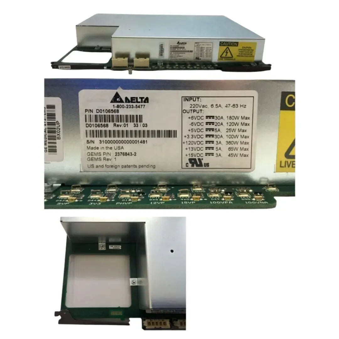 GE D0106568 Logiq 9 Ultrasound Delta DC Power Supply GE