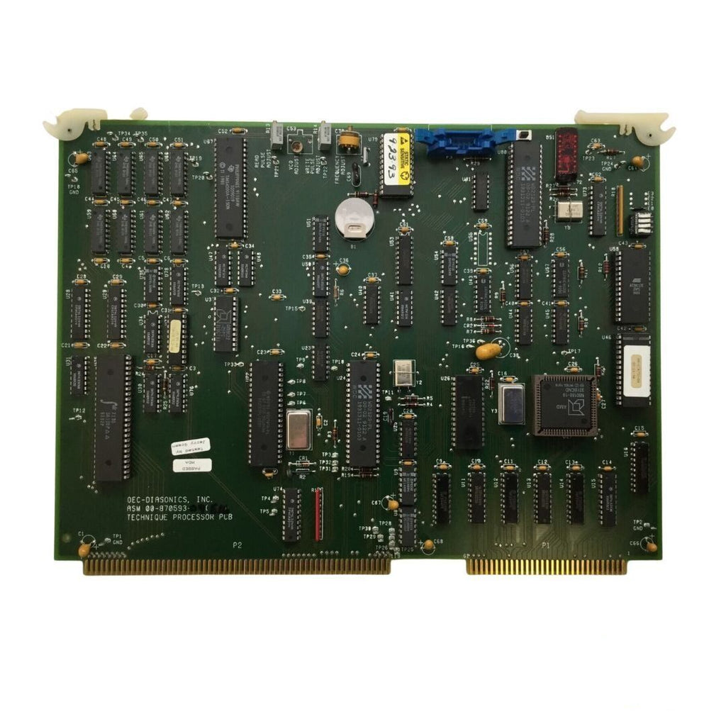 GE OEC 9400 C Arm 00-870593 Technique Processor Board PCB