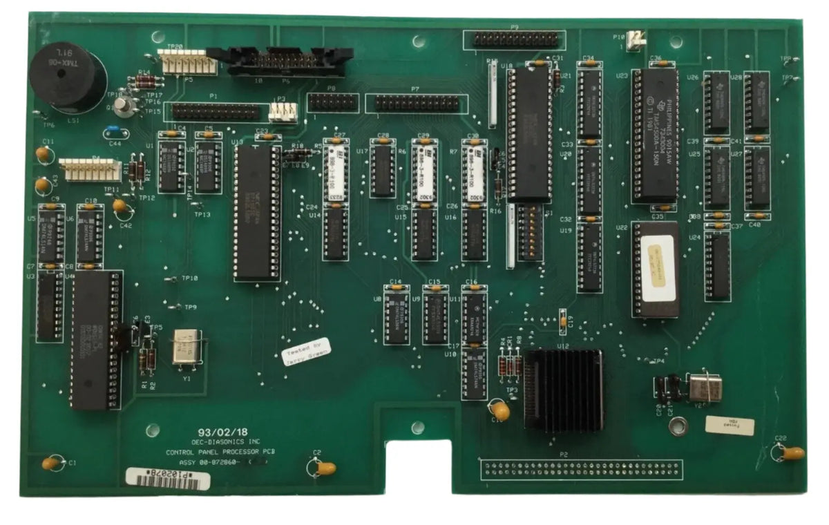 Panel Processor Module Ssi GE OEC 9400 C Arm 00-872860 Control Panel Processor PCB - Primis ...