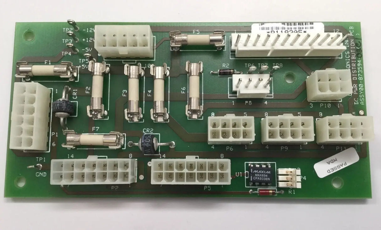 GE OEC 9400 C Arm 00-873594-02 DC Power Distribution PCB GE