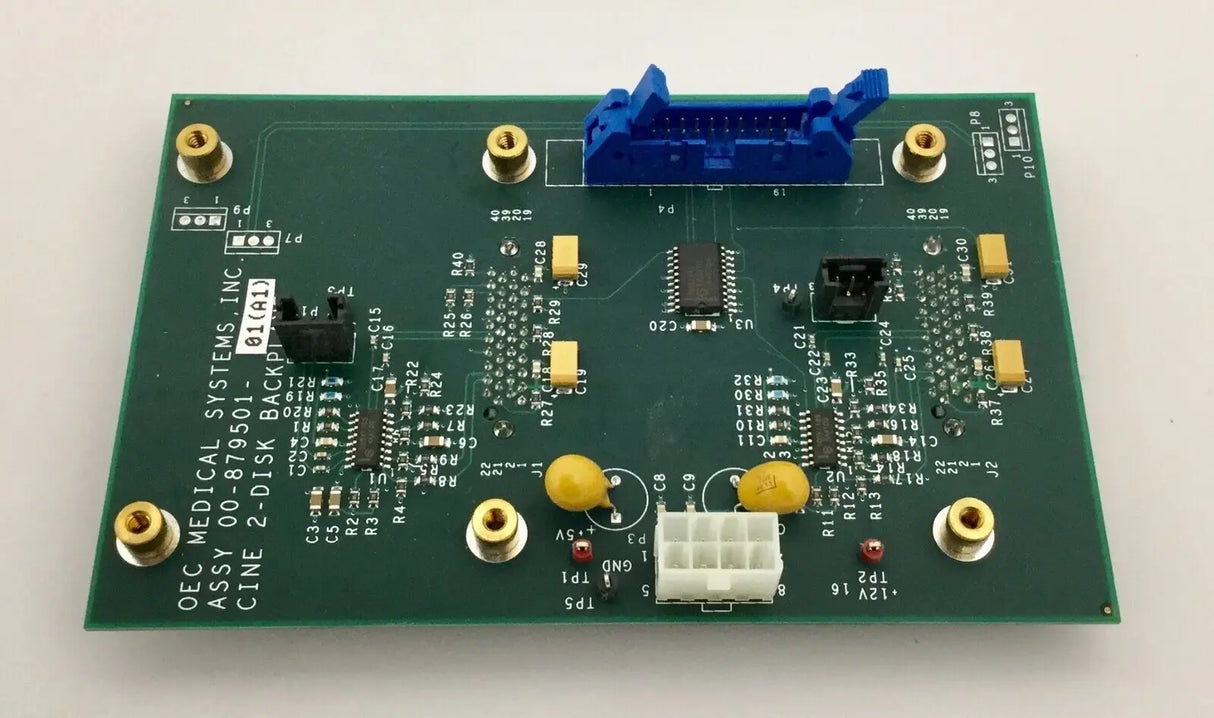 GE OEC 00-879501 Miniview 6800 C-Arm Disk Back Plane Board GE