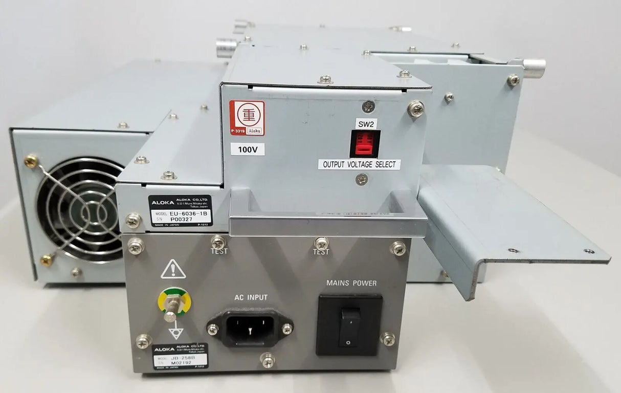 Aloka SSD-5 Ultrasound EU-6036-1B Power Supply With JB-258B Aloka