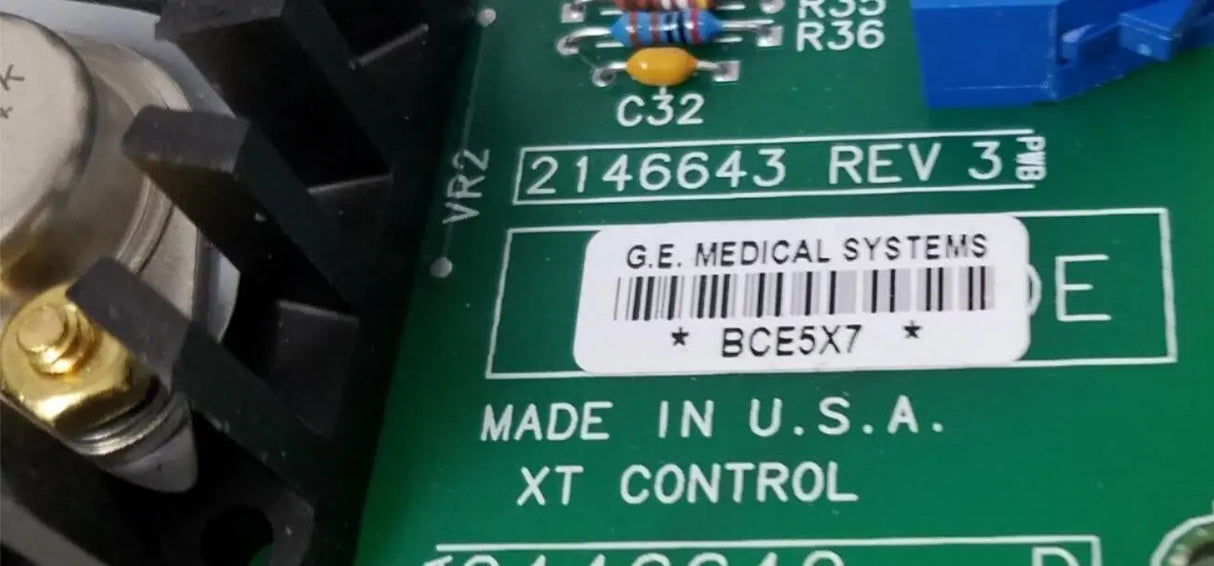 GE 2146643 Rev 3 Proteus XT Control Board GE