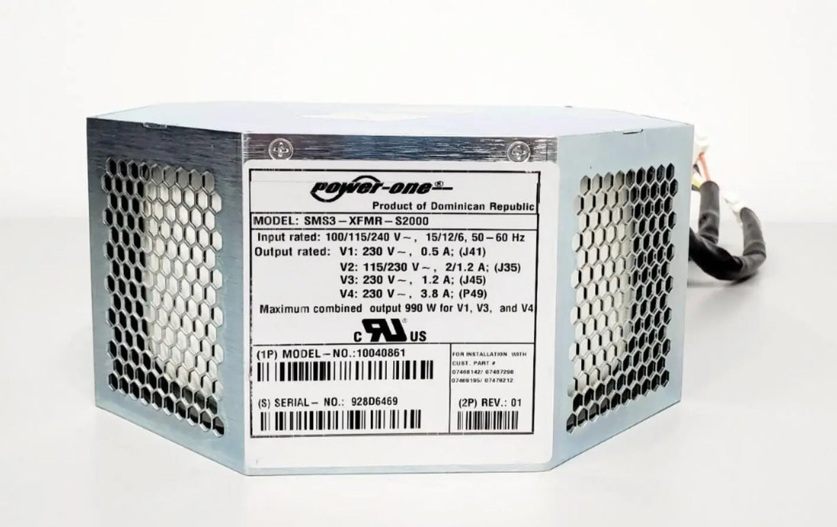 Siemens Ultrasound Acuson SMS3-XFMR-S2000 Main Power Supply 10040861 Siemens