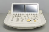 Philips 2009 IE33 F.1 Cart Ultrasound System Display Screen and Keyboard Philips