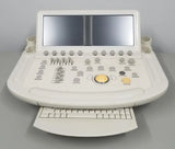 Philips 2009 IE33 F.1 Cart Ultrasound System Display Screen and Keyboard Philips