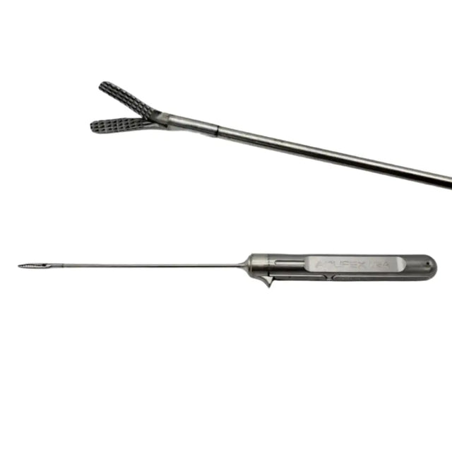 Acufex USA 011000 Grasper Cigar Handle Curved Laparoscopy 9-3/4" Acufex