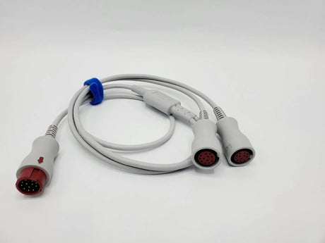 Mindray IM2204 Double-Ended Y-Type IBP Extension Cable 3Ft Mindray