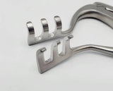 Jarit 290-101 Jansen Retractor 13mm Deep 3 x 3 Blunt Prongs 3" Jarit