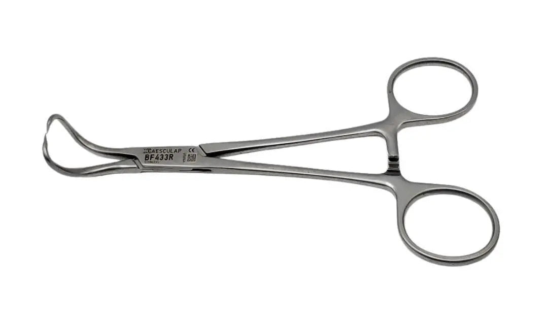 Aesculap BF433R Backhaus Towel Clamp 5-1/4" Excellent Condition Primis Medical