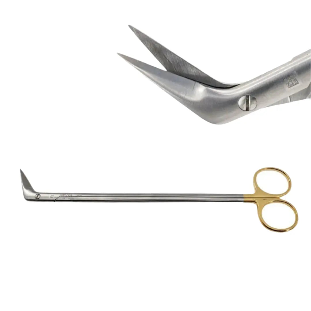 Aesculap BC245R DeBakey Durotip Scissors Angled TC 60° Sharp/Sharp 9-3/4" Aesculap