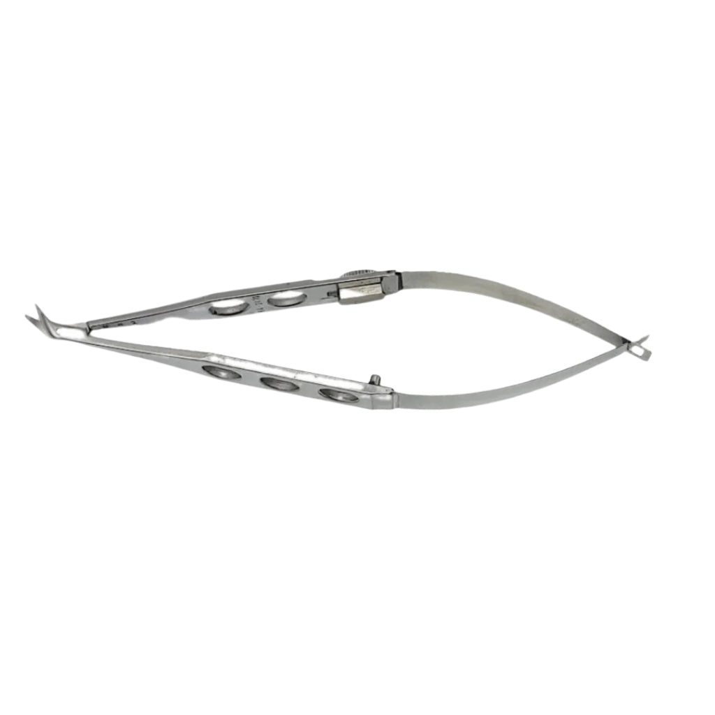 Katena K4-2010 Troutman-Katzin Corneal Scissors w/ Stop Left Strong Curve 4-1/4"