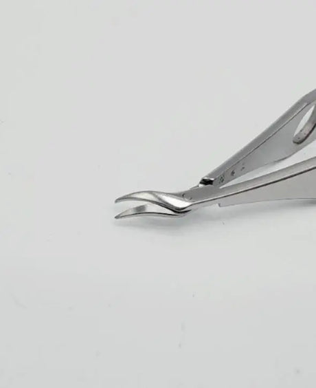 Katena K4-2010 Troutman-Katzin Corneal Scissors w/ Stop Left Strong Curve 4-1/4" Katena