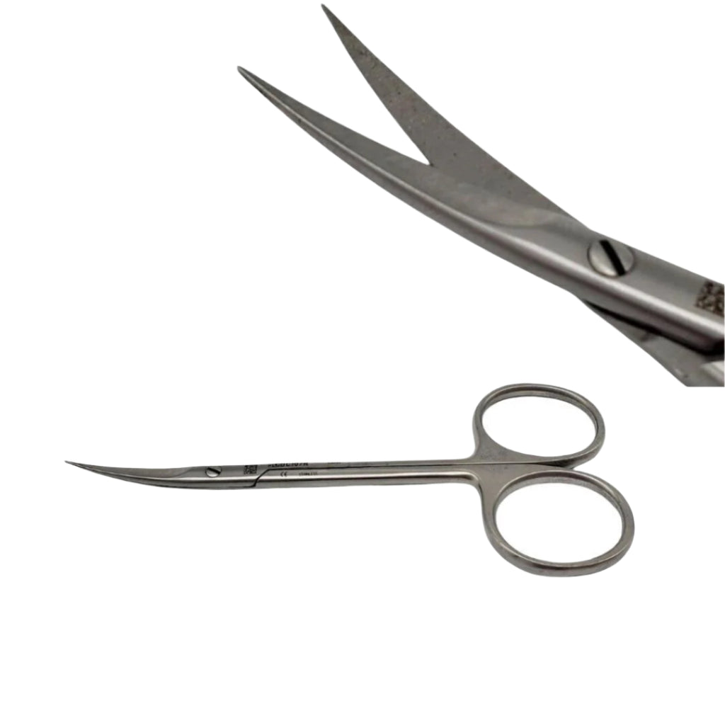 Aesculap BC107R Iris Scissors S/S CVD Round Ophthalmology  4-1/2"