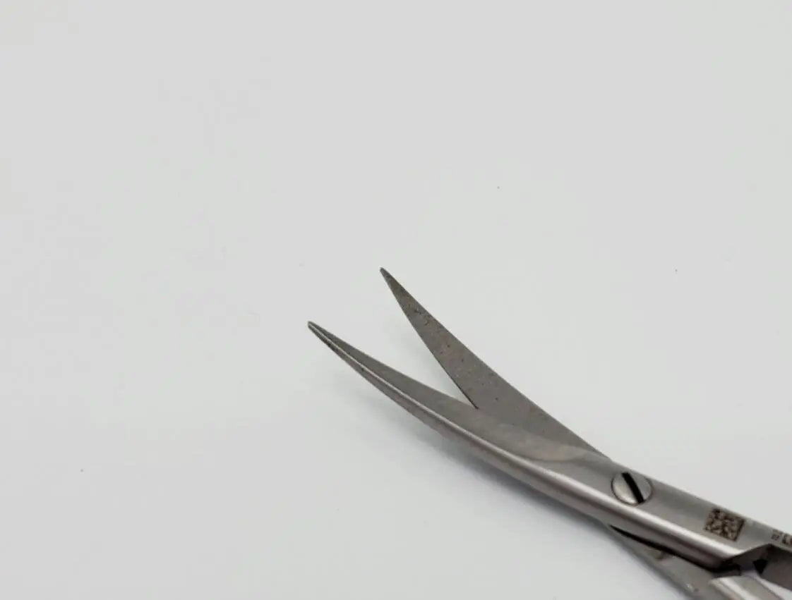 Aesculap BC107R Iris Scissors S/S CVD Round Ophthalmology  4-1/2" Aesculap