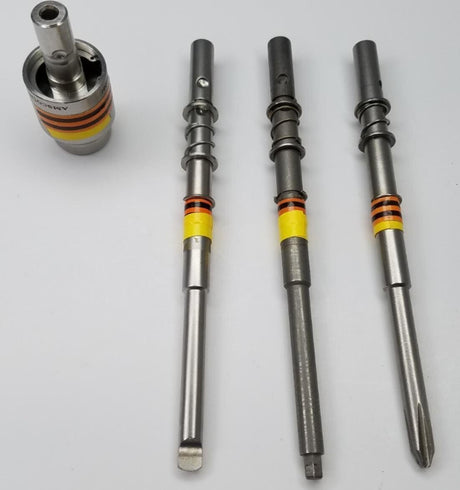 Zimmer 5044-05 Orthopedic Trinkle Adapter 4 Piece Driver Set (Hex, Philips Flat)
