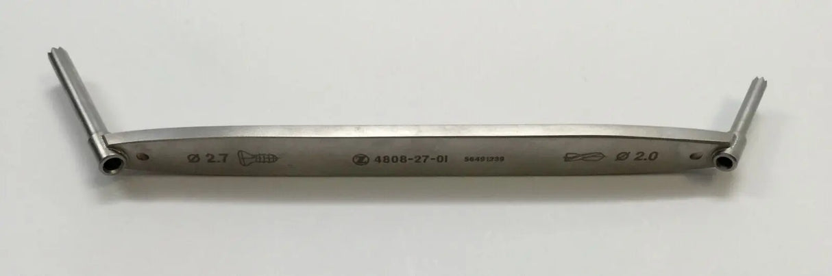 Zimmer 4808-27-01 Surgical Double Drill Sleeve 2.7mm/2.0mm Zimmer