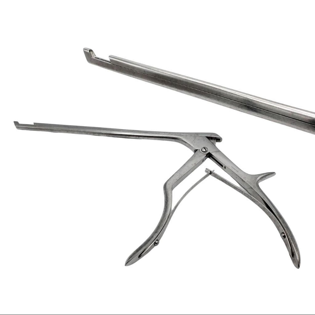 Zimmer 3352-02 Kerrison Rongeur 7mm x 5mm Up Bite 45° Angle Orthopedic 12"