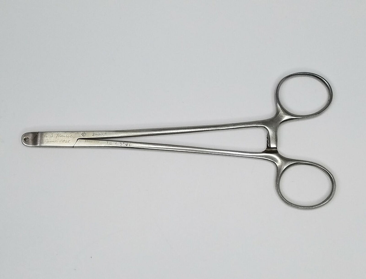 Zimmer 1267-01 Small Threaded Clamp Orthopedic 7-1/4"
