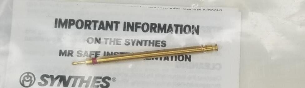 Synthes 313.250 Orthopedic 1.1mm Quick Connect Drill Bit w/Stop 1-3/4"