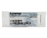 Synthes 317.872 Drill Bit Stryker J-Latch 2.4mm Orthopedic 2-3/8" Synthes Stryker