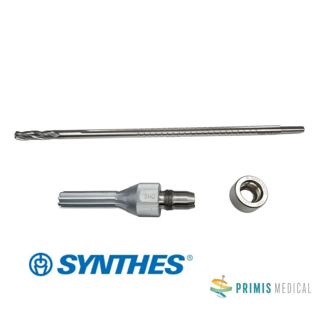 Synthes 338.100 Drll Bit w/ Reaming Head & Nut Orthopedic 8.0mm Cannulated DHS