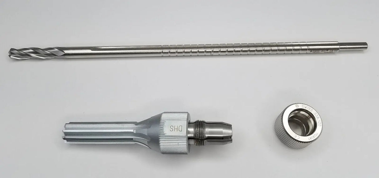 Synthes 338.10 Drll Bit w/ Reaming Head & Nut Orthopedic 8.0mm Cannulated DHS Synthes