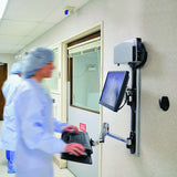 Ergotron 45-253-026 LX Wall Mount System with a Small CPU Holder Ergotron