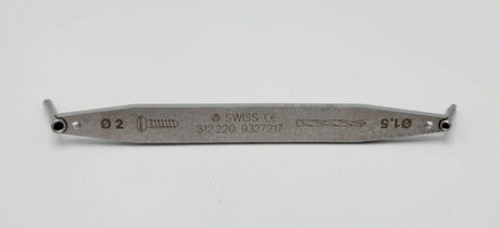 Synthes 312.22 Double Drill Sleeve 1.5/2.0mm Orthopedic 4-3/4" Synthes