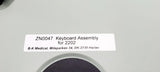 BK Medical ZN0047 BK Medical 2202 Pro Focus Ultrasound Keyboard Assembly BK Medical