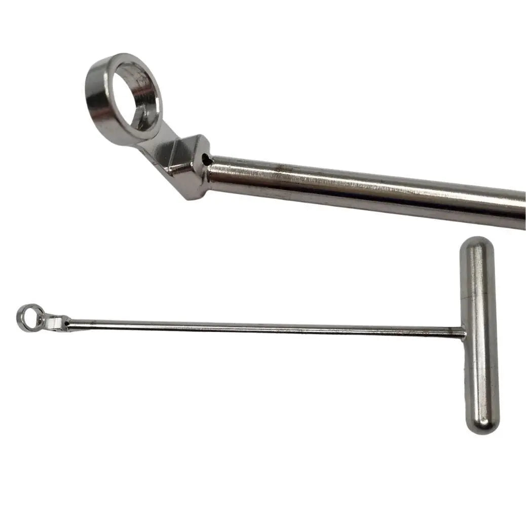 Zimmer 00-4309-043-00 Trabecular Metal Reverse Base Plate Drill Guide Size 1 Orthopedic 7" Zimmer