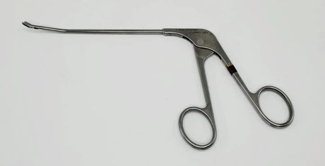 Acufex 012042 Basket Punch Scoop Forceps 1.3mm Upbiter Curved Left 9" Acufex