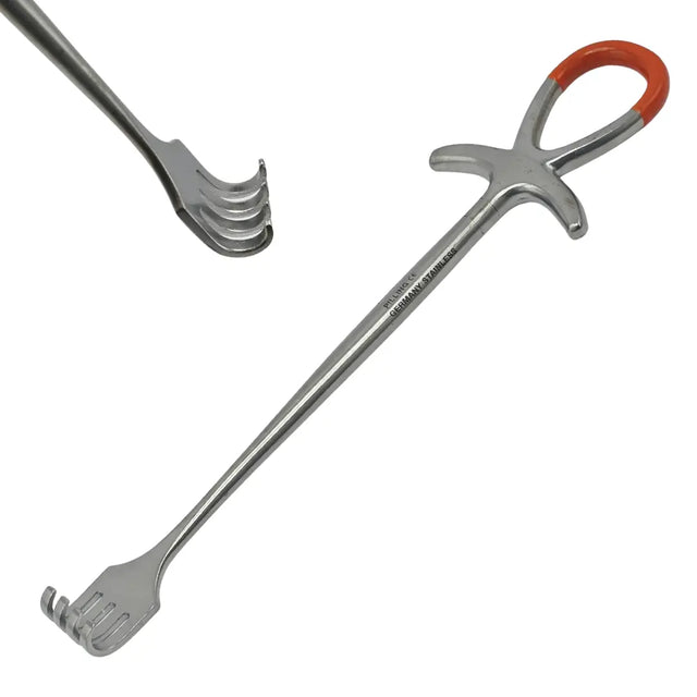Pilling Weck 16-4454 Murphy Retractor Blunt 4-Prong 8" Surgical Instrument Primis Medical