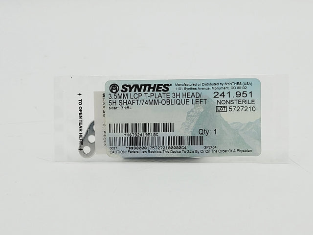 Synthes Gmbh, 241.951, EA, 10886982167767 Synthes Gmbh
