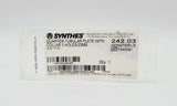 Synthes 242.03 Quarter-tubular Plate With Collar 3 Holes/23mm Synthes