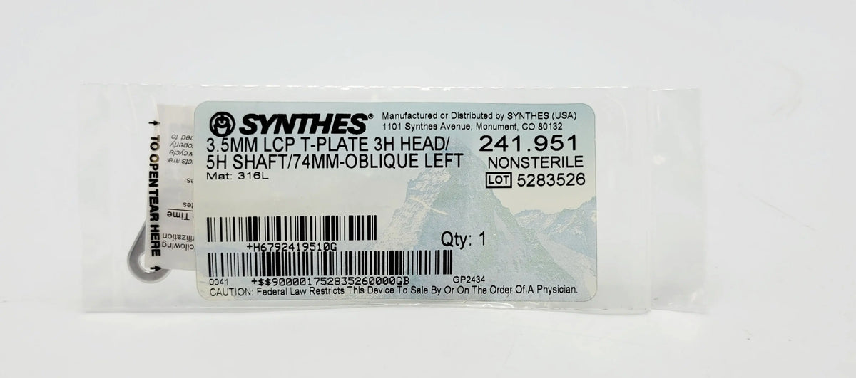 Synthes Gmbh, 241.951, EA, 10886982167767 Synthes Gmbh